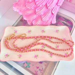 Purse gold chain strap